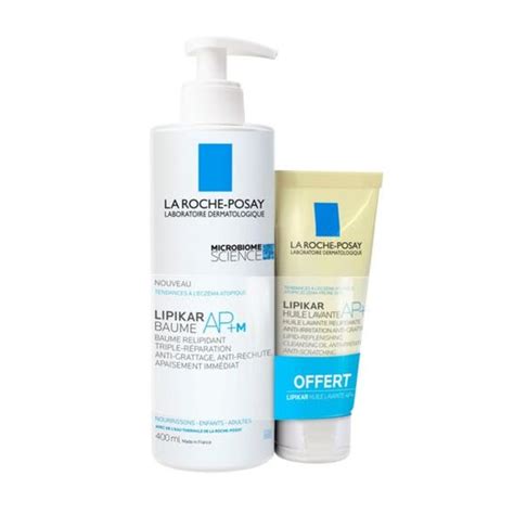 La Roche Posay Lipikar Baume AP M 400ml Huile Lavante AP 100ml