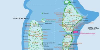 Maldives airport map - Maldives airports map (Southern Asia - Asia)