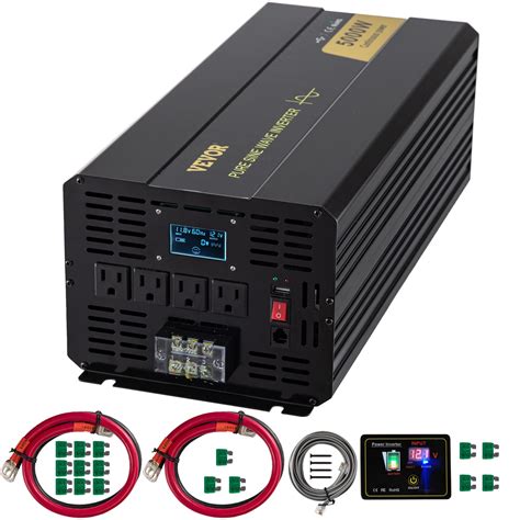 Free Shipping Vevor Pure Sine Wave Inverter 5000 Watt Power Inverter