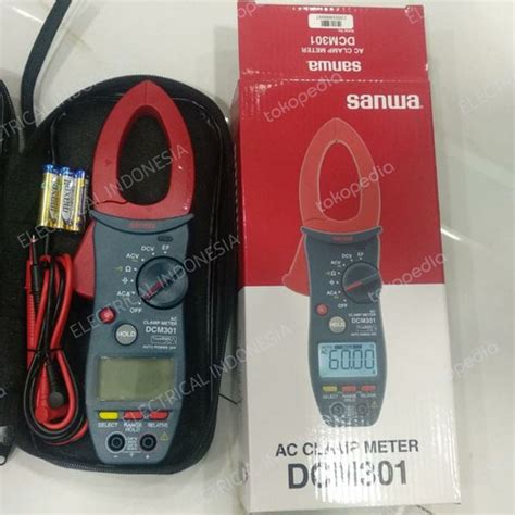 Jual TANG AMPERE 1000A MURAH DIGITAL AC DC DCM 301 SANWA ORIGINAL