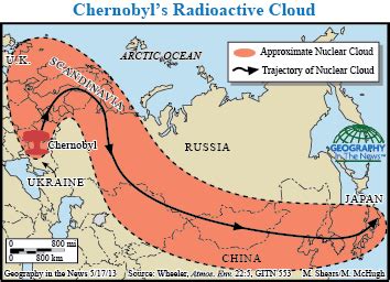 Chernobyl Radiation Cloud Map Copper Mountain Trail Map