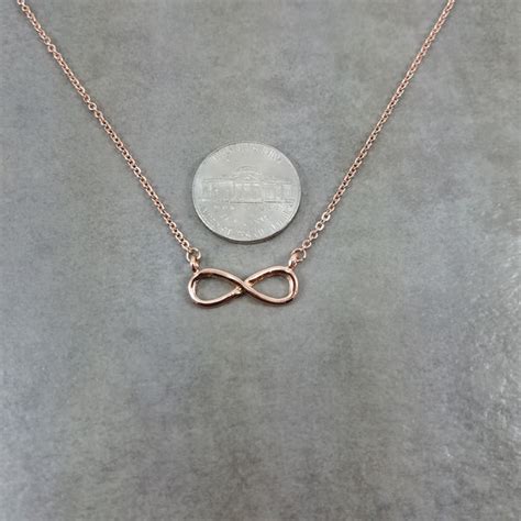 Infinity Rose Gold Necklace - Womens Chain Necklace LP Jewelry – Lil Pepper Jewelry