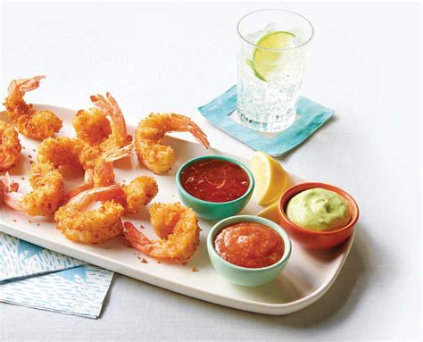 Panko Butterfly Shrimp With Creamy Avocado Dipping Sauce Edible Rio Grande Valley