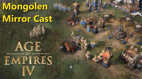 Age Of Empires IV Mongolen Mirror Cast Aus Fun Turnier Halbfinale