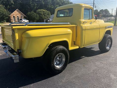 1959 Chevrolet C 10 Apache Yellow Unlimited Motor Deals