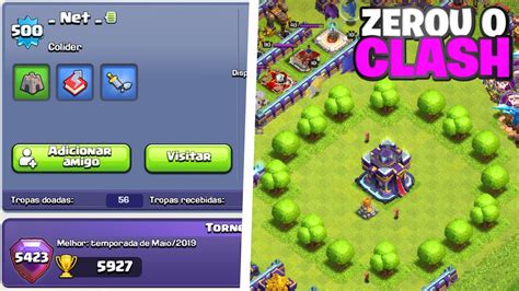 A Nica Jogadora A Zerar O Clash Of Clans Completamente Records No