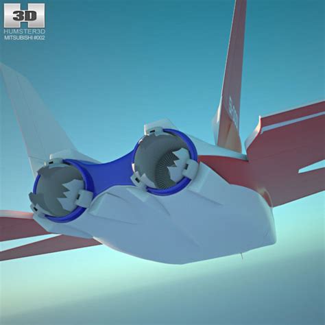 Mitsubishi ATD X Shinshin Modelo 3D Avión on 3DModels