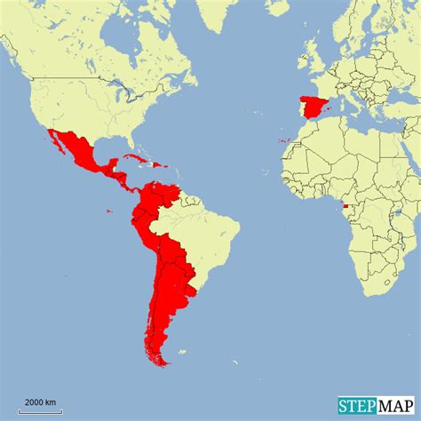 Stepmap El Mundo Hispanohablante