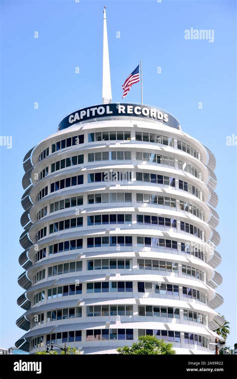 Capitol Tower Headquarters Of Capitol Records Hollywood Los Angeles