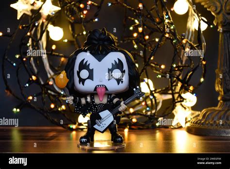 Funko Pop Action Figure Of Famous Musician Showman Gene Simmons The