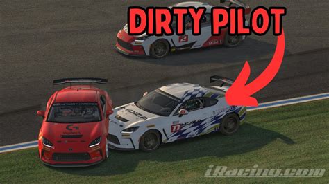 Driving Dirty Wins The Race I M The Red Car Iracing Charlotte