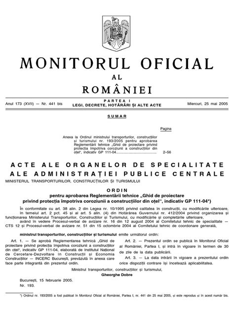 PDF GP 111 04 Protectia Impotriva Coroziunii A Constructiilor Din