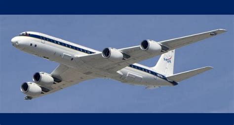 NASA DC-8 Aircraft Flies Low Over Pasadena Conducting Air Quality ...