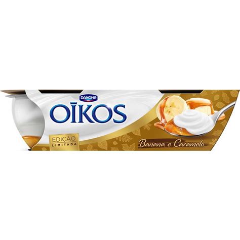 Iogurte Grego Banana E Caramelo Pack 2 Embalagem 115 G Danone