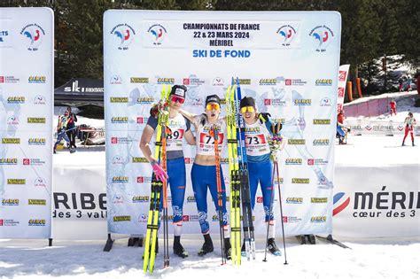 Ski de fond Méribel Gaëtane Breniaux et Quentin Lespine nouveaux