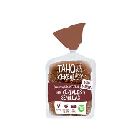 Pan De Molde Integral De Cereales Y Semillas Bio Taho Cereal G