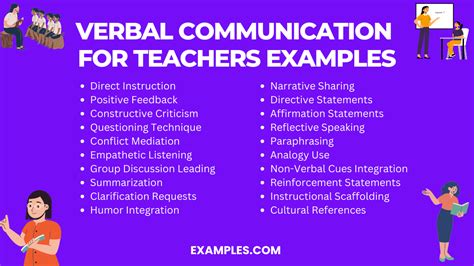 Verbal Communication For Teachers 19 Examples