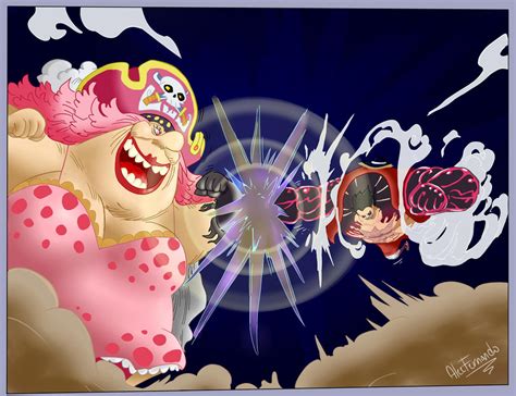 Manga 871 Pag 8 Luffy Gear 4 v/s Big Mom by AleeFernando on DeviantArt