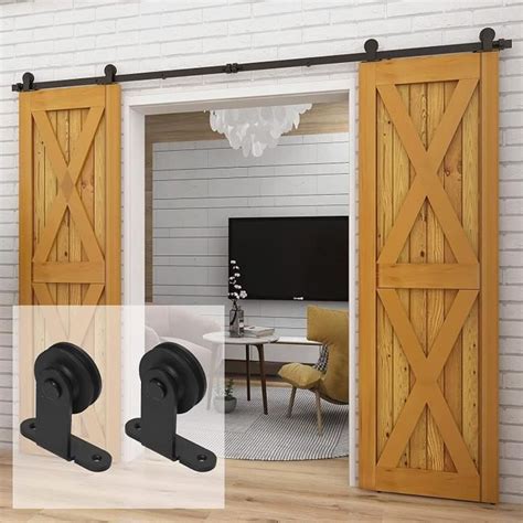 Ft Cm Noir Grange Eois Double Ensemble De Hardware Porte