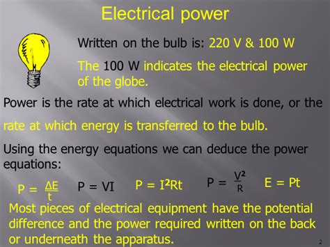 POWER AND ENERGY – Physical Sciences Break 1.0