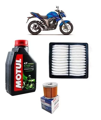 Kit Filtro Aire Aceite Gixxer 150 Original Aceite Motul