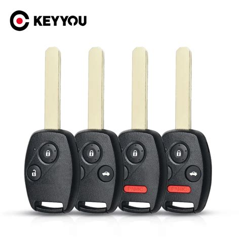 KEYYOU 2 Tasten Auto Remote Key Fall Shell Fob F R Honda Accord Civic