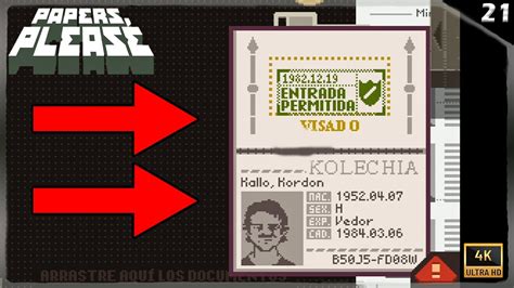 Kolechia Papers Please Gameplay Argentina Youtube