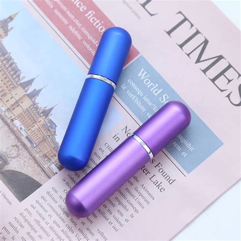 Factory Sale Round 10ml Twist Up Metal Spray Bottle 8ml Aluminium Portable Refillable Perfume