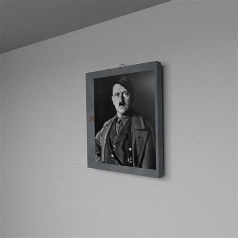 Hitler Wall Frame Free Vr Ar Low Poly D Model Cgtrader