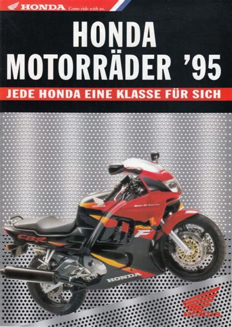 Prospekt Honda Motorrad Programm Prospekt Brochure Seiten