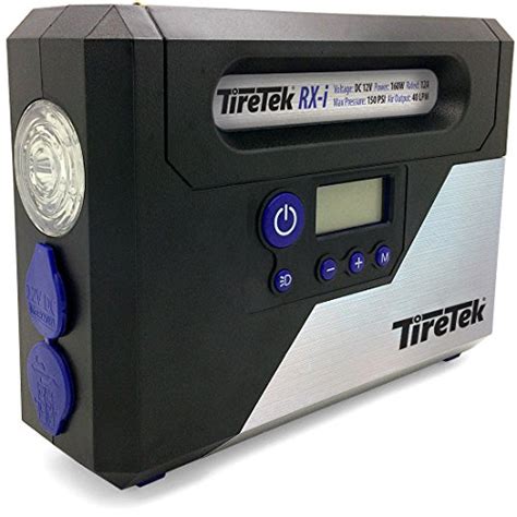 Tiretek Rx I Portable Air Compressor Pump 12v Digital Tire Inflator