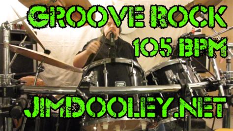 Groove Rock Drum Loops 105 BPM