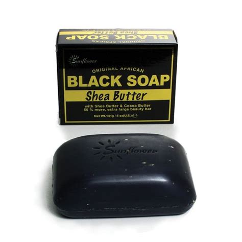 Shea Butter Black Soap 5 Oz African Black Soaps