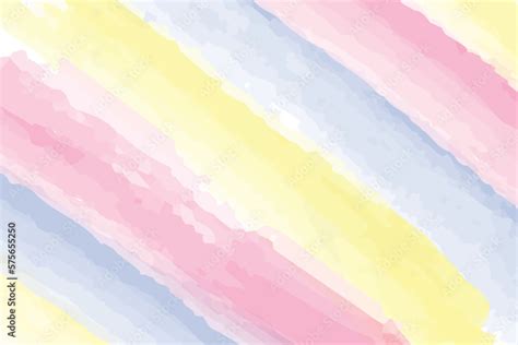 Cute Pattern Vector Pastel Colorful Background Fabric Watercolor Ink