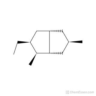 S S As R As Ethyl Dimethyl Octahydropentalene Structure