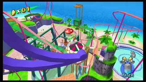 Super Mario Sunshine HD 100 Walkthrough Pinna Park Blue Coins YouTube