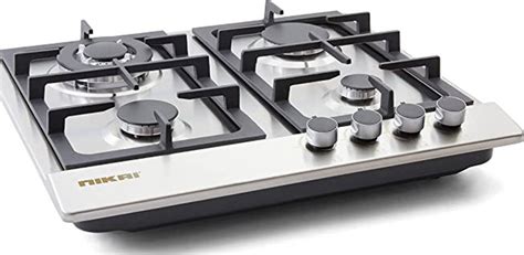 Nikai Built In Gas Hob Auto Ignition 4 Burner Stainless Steel Silver Ngh3005n Buy Best