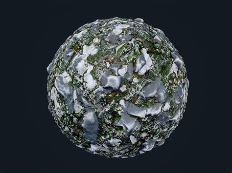 Snow Ice Ground Seamless Pbr Texture 05 Texture Cgtrader