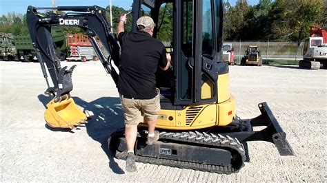 2012 John Deere 27d Mini With Cab Thumb Candc Equipment Low Hours Youtube