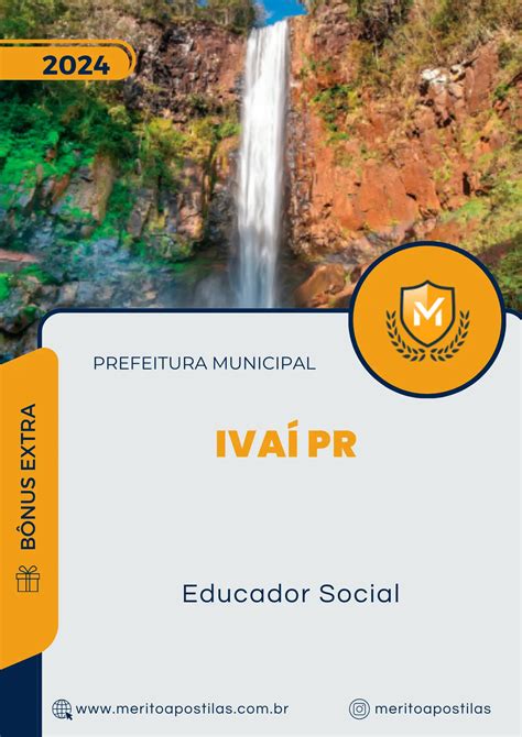 Apostila Educador Social Prefeitura de Ivaí PR 2024 Mérito Apostilas