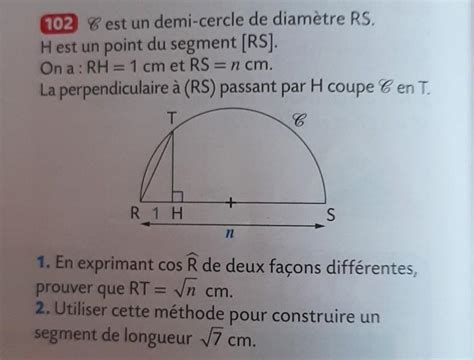 Bonjour j ai ce DM de Maths pouvez vous m aidez s il vous plaît Si