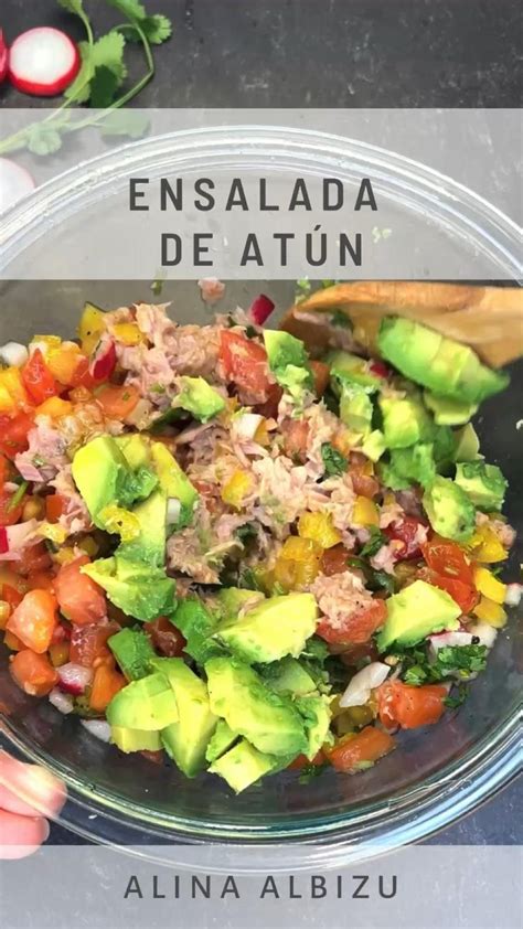 Ensalada de atún saludable y fácil de preparar en casa Ensalada de