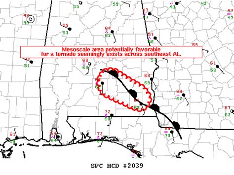 Storm Prediction Center Mesoscale Discussion 2039