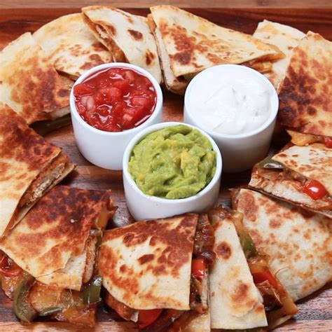 Chicken Fajita Quesadillas Recipe By Maklano