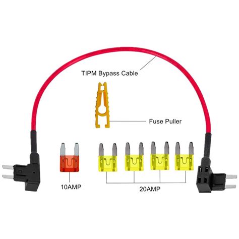 Tipm Bypass Cable Fuse Holder Fuse Adapter Repair Fuel Pump Relay