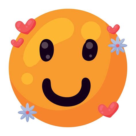 Emoji Sonriendo Cultura Hippie 11233692 Vector En Vecteezy