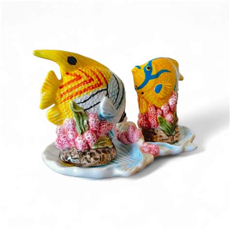 Colorful Fish Salt Pepper Shaker La Maison Chouette