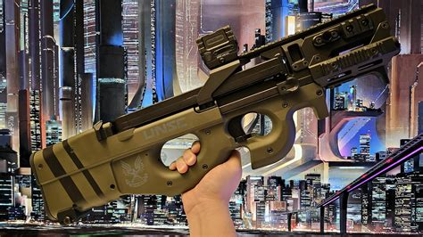 Krytac P90 With Blackout Magazine And New Accessories Rairsoft