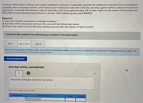 Solved Computer Wholesalers Restores And Resells Notebook Chegg