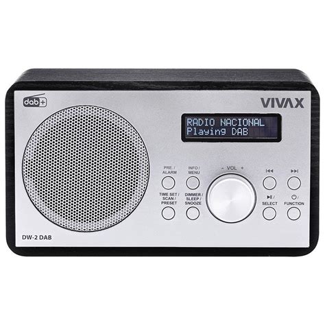 Digitalni Dab Fm Radio S Budilicom Bluetooth Zvu Nik Vivax Dw Crni